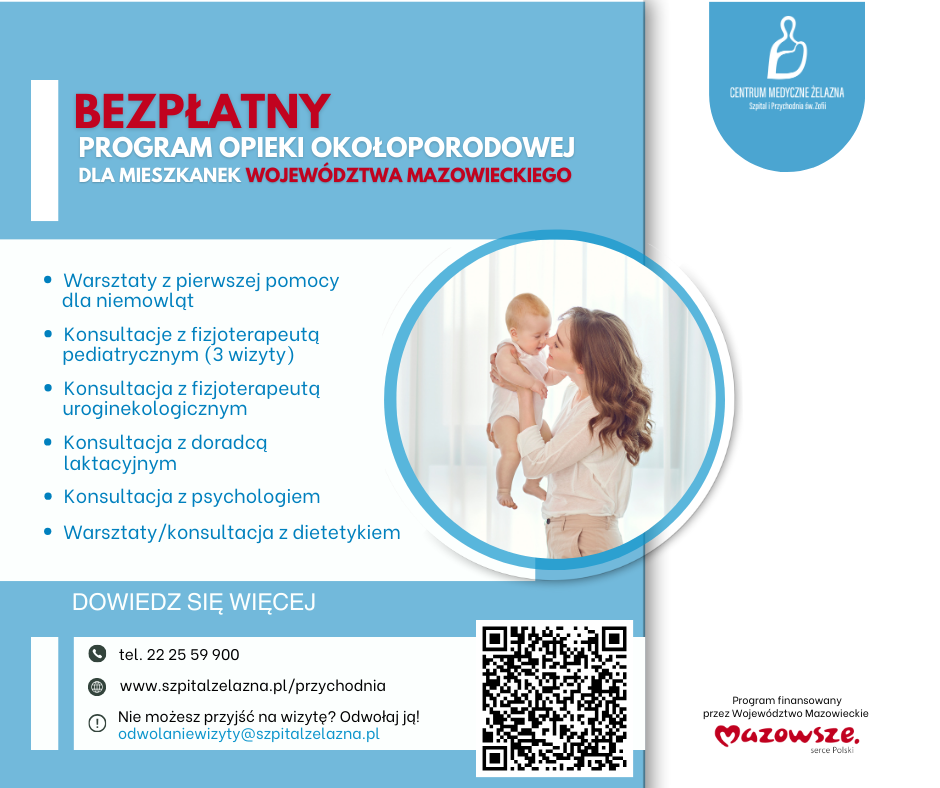 Bezpłatny Program Opieki Okołoporodowej dla mieszkanek woj. mazowieckiego