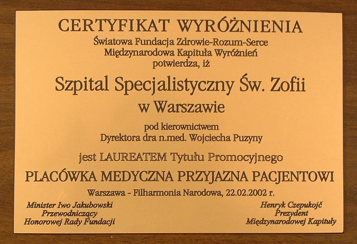 Placówka przyjazna pacjentowi