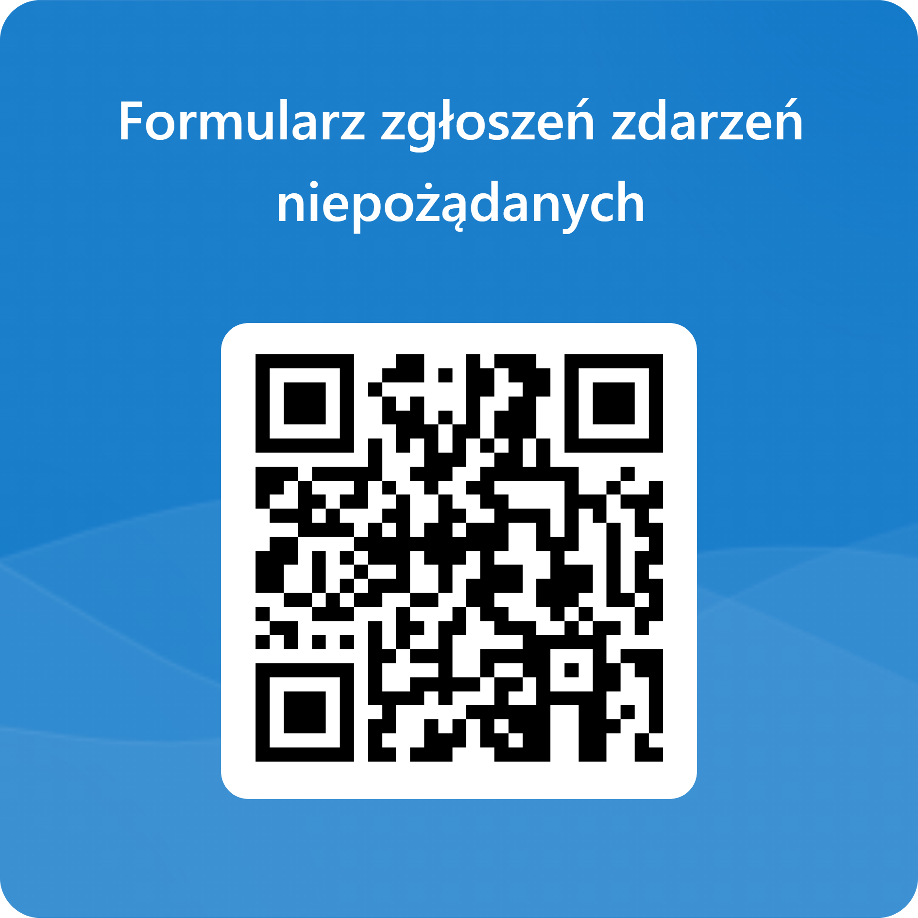 QRCode dla Formularz zgloszen zdarzen niepozadanych