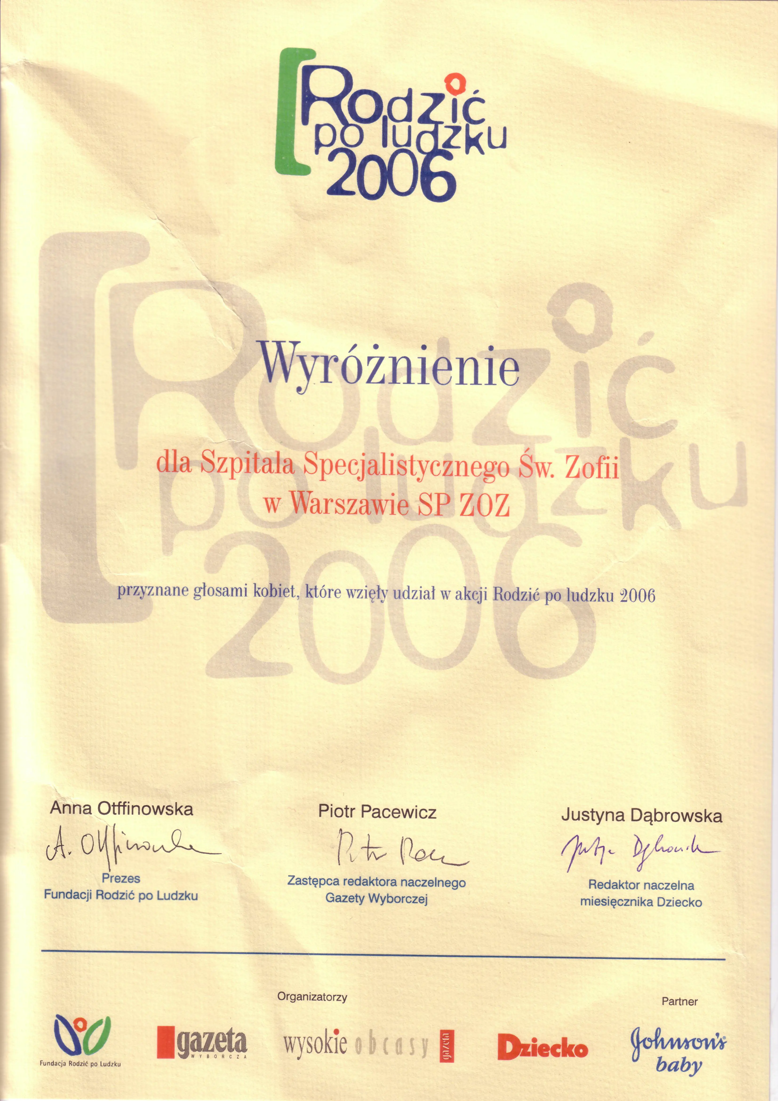 rodzić po ludzku 2006
